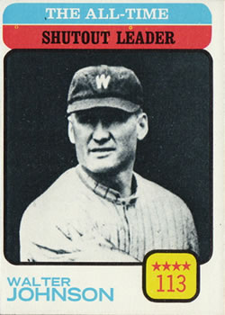 1961 Walter Johnson Fleer Baseball Greats #49 Senators Baseball Card — RSA