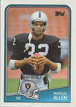 1996 topps marcus allen 32 Values - MAVIN