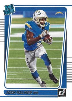 JOSH PALMER 2021 Panini Phoenix Rookie RC Fire Burst Parallel #124 L.A.  Chargers