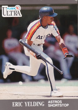 SKU7bJLA672 1991 Topps #59 Eric Yelding HOUSTON ASTROS on eBid United  States