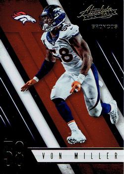 2022 Panini Super Bowl LVI Champions #20 Von Miller Los Angeles Rams NFL  Football NM-MT