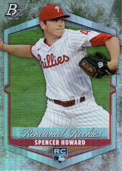 Spencer Howard baseball card rookie (Philadelphia Phillies) 2018 Topps  Bowman 1st #BP91