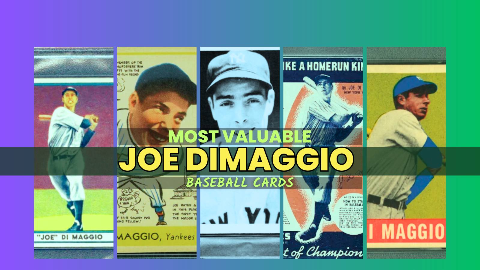 1938 Joe DiMaggio Yankees Baseball Card 11 x 14 Photo Print 
