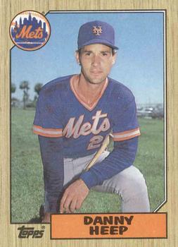 Danny Heep: (1983-1986 New York Mets) 1986 Topps baseball card