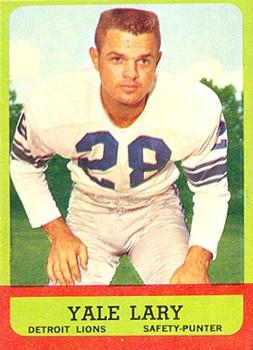 : 1965 Philadelphia # 63 Yale Lary Detroit Lions