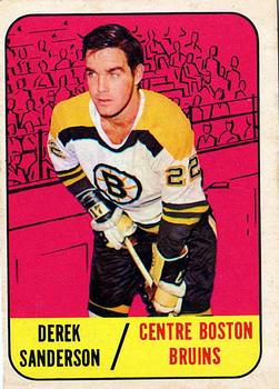 1971-72 Boston cheapest Bruins Derek Sanderson hockey card (pinholes & wear) rare!