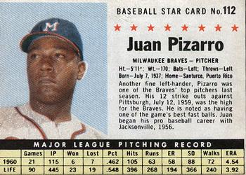  1962 Topps # 255 Juan Pizarro Chicago White Sox (Baseball Card)  NM/MT White Sox : Collectibles & Fine Art