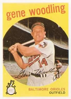 1962 Topps #125 Gene Woodling PSA 7 Graded Baseball Card MLB Washington  Senators