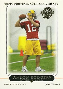 Aaron Rodgers 2005 Sage Hit Rookie Card #10 The Write Stuff Green Bay  Packers