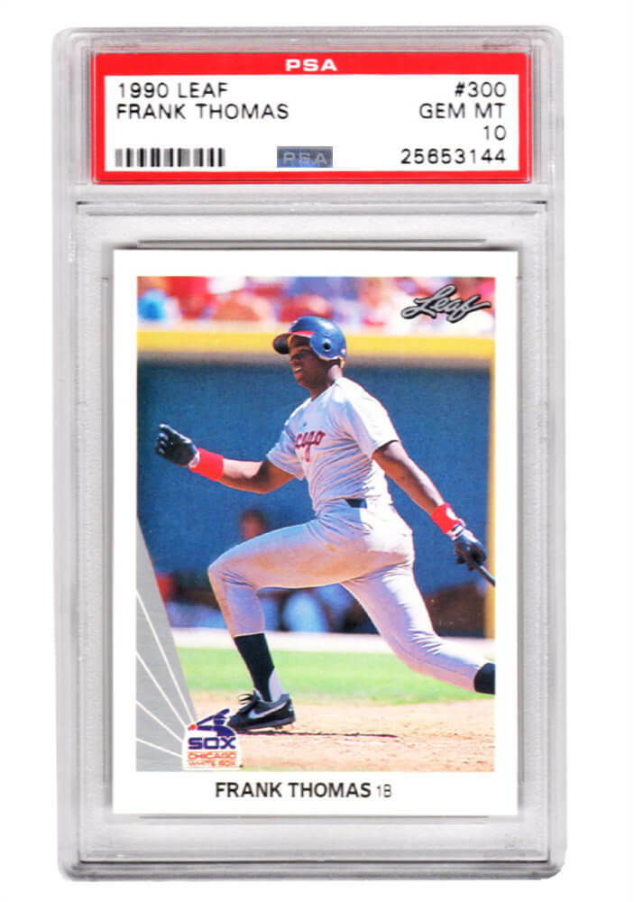 1990 Leaf #300 Frank Thomas PSA 10