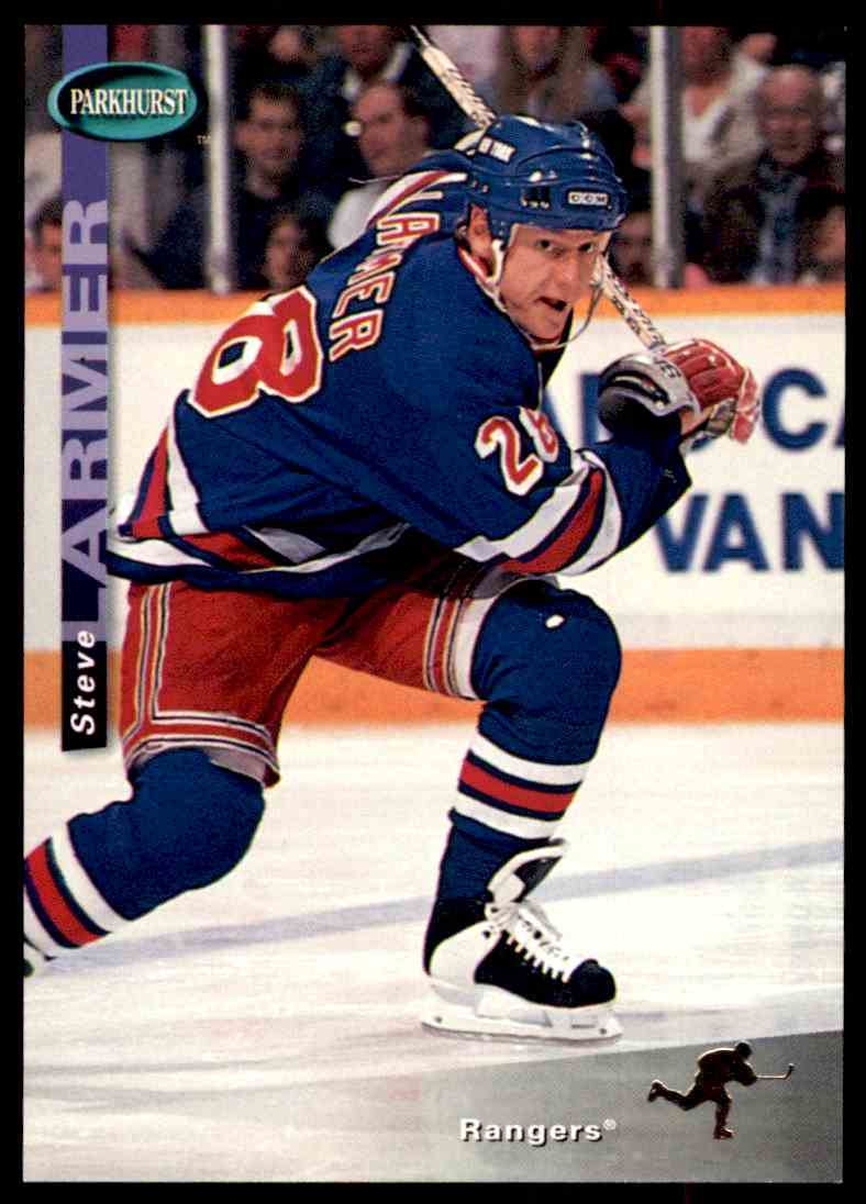 Steve Larmer autographed hockey card (New York Rangers) 1994 score #40 -  Hockey Slabbed Autographed Cards at 's Sports Collectibles Store