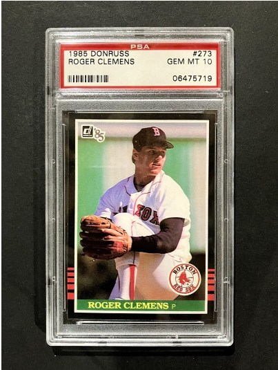 1985 Donruss Roger Clemens Rookie Card #273 