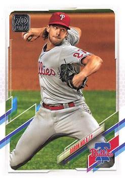 Aaron Nola (Green Foil) 2021 Panini Absolute Parallel MLB Baseball Card #24