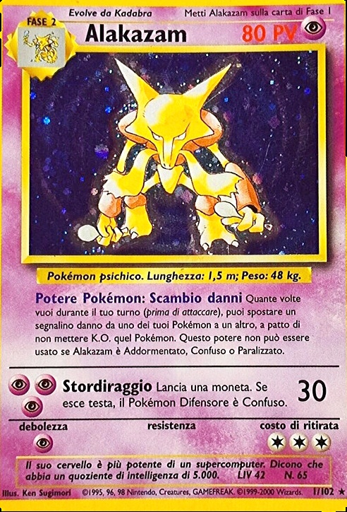 1999 Pokemon Base Set Italian Cards: Value, Trading & Hot Deals | Cardbase