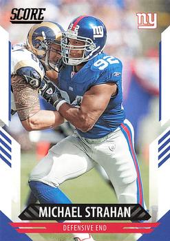 2008 Upper Deck MICHAEL STRAHAN 124 SUPER BOWL XXLII WINNING WIN New York  Giants