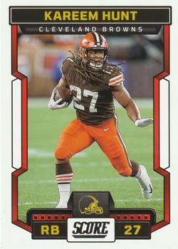 : 2021 Score #109 Kareem Hunt Cleveland Browns NM-MT NFL Football  : Collectibles & Fine Art