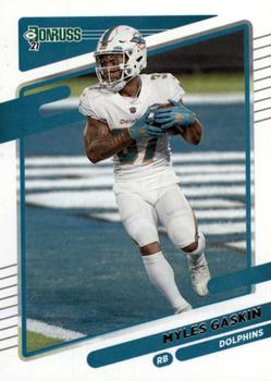 : 2021 Score #29 Myles Gaskin Miami Dolphins Football Card :  Collectibles & Fine Art