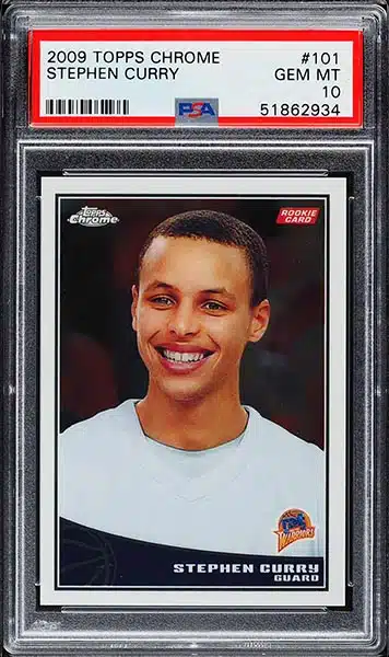 2009 Topps Chrome Stephen Curry - RC #101 