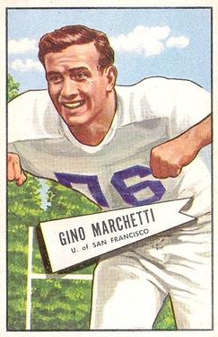 1952 Bowman Large #23 Gino Marchetti Value - Football