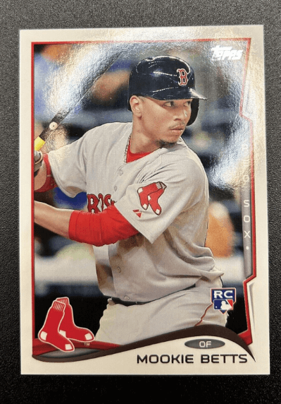 2015 Topps Opening Day Mookie Betts AUTO rare Red Sox Dodgers